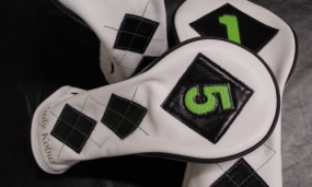 Custom Reserve - 
Body - Pure White 
Pattern -  argyle black italian with lime green stitching
Diamond Patch - lime green
Piping - stealth black
Side Panel - lime green